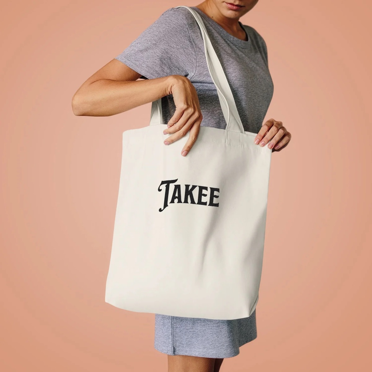 Takee cotton tote bag
