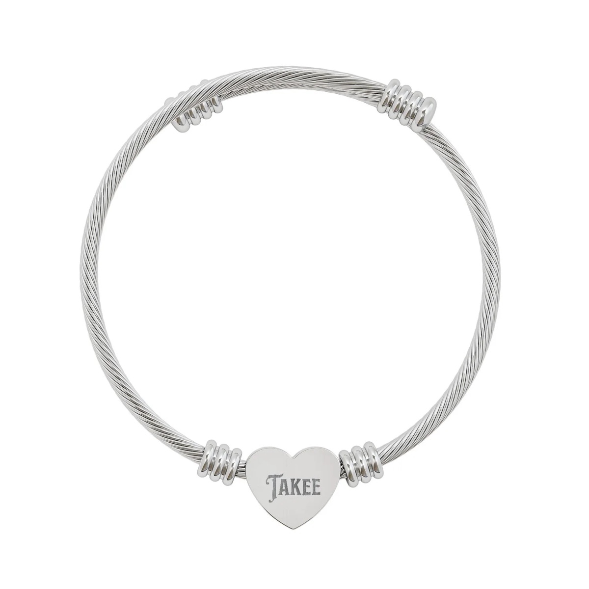 Takee heart cuff bracelet