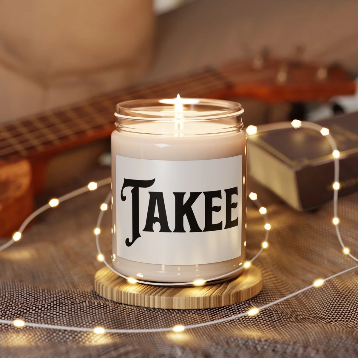 Takee scented soy candle | 9oz vintage jar